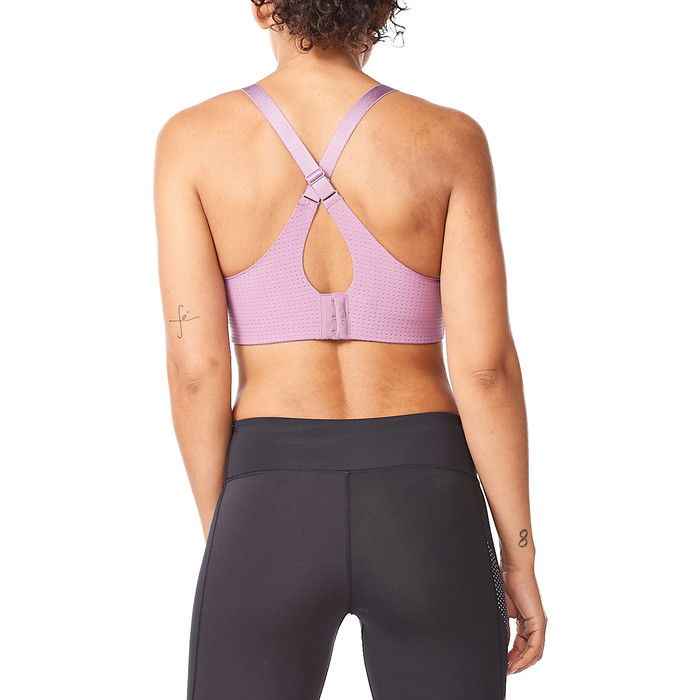 2021 2xu Sujetador Aero De Impacto Medio Para Mujer Wr6347a - Orchid Mist